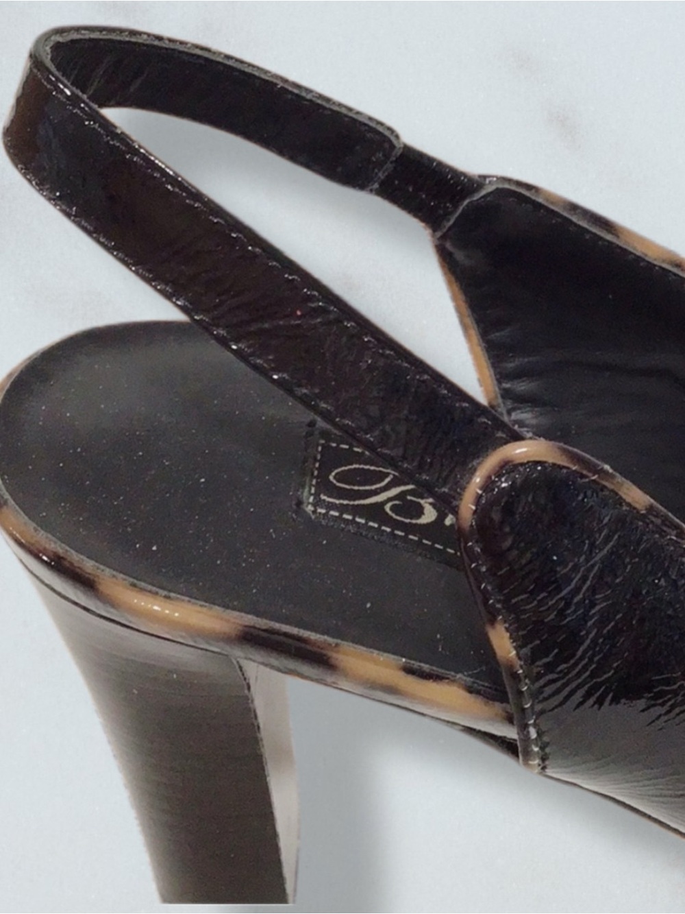 BRIGHTON Babs Slingback Heels,Size 7 NEW - Picture 6 of 9